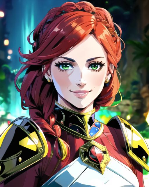 00136-2992763199-1girl, solo, (highly detailed eyes), ((detailed face)), intricate details, green eyes, red hair, braid, armor, ((realistic)), lo.png